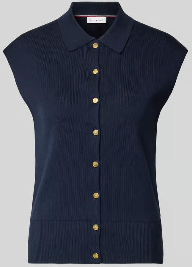 Tommy Hilfiger relaxed fit bodywarmer van katoenmix