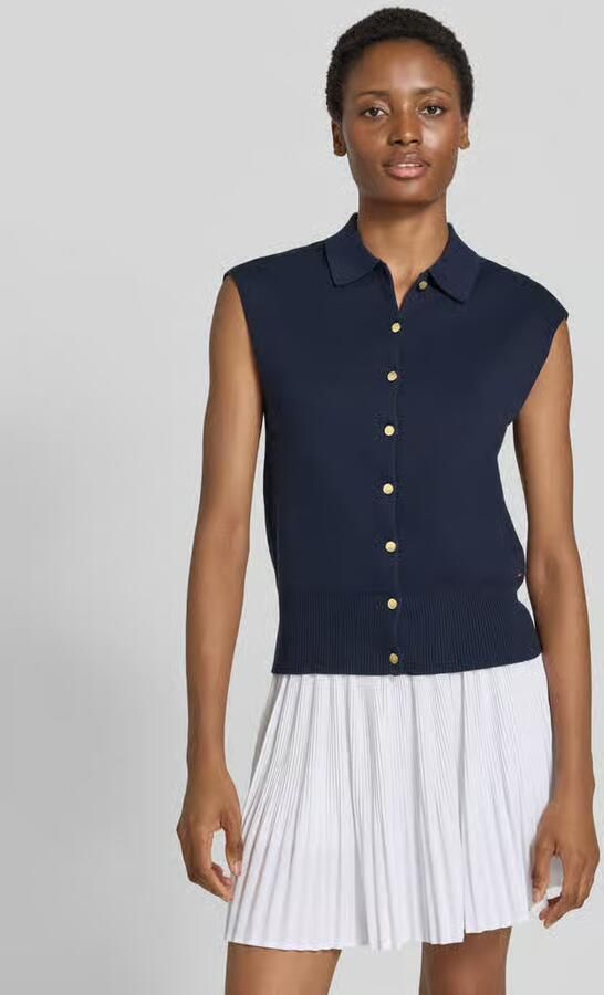 Tommy Hilfiger relaxed fit bodywarmer van katoenmix - Foto 2