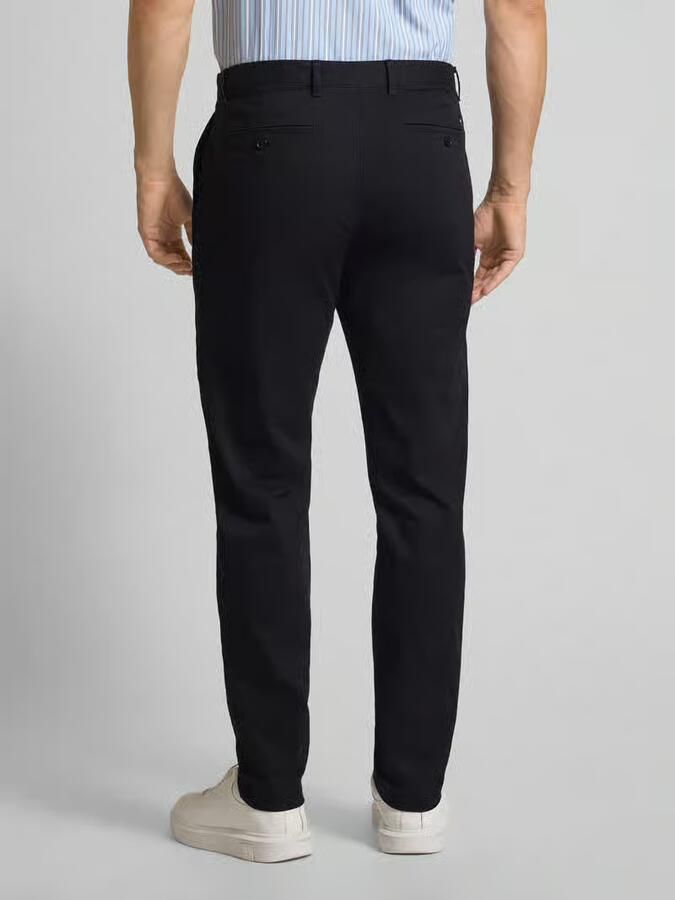 Tommy Hilfiger Relaxed fit broek van katoenmix - Foto 4