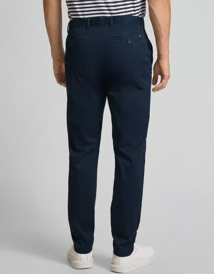 Tommy Hilfiger Relaxed fit broek van katoenmix