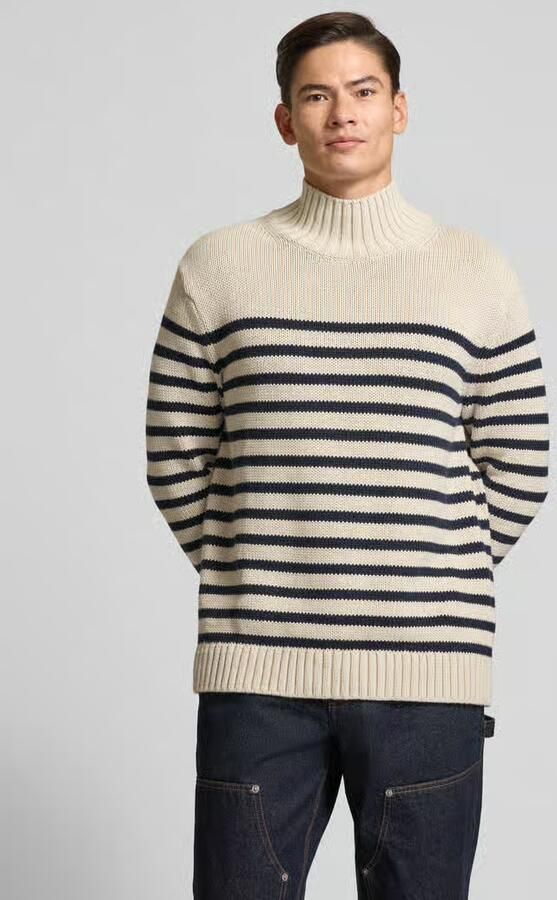Tommy Hilfiger Relaxed fit gebreide pullover van puur katoen model 'BRETON' - Foto 2