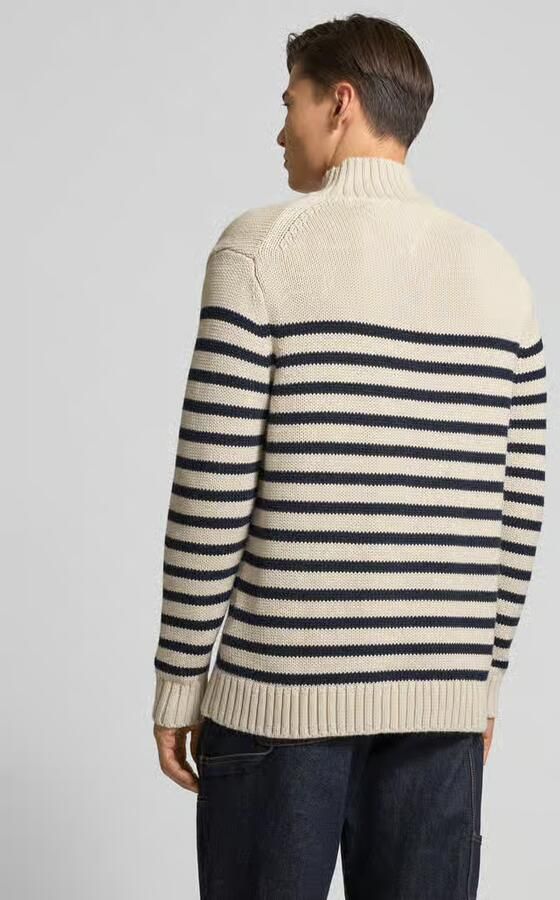 Tommy Hilfiger Relaxed fit gebreide pullover van puur katoen model 'BRETON'