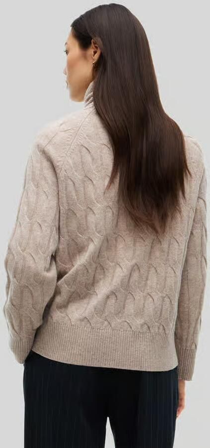 Tommy Hilfiger relaxed fit coltrui van pure wol - Foto 3