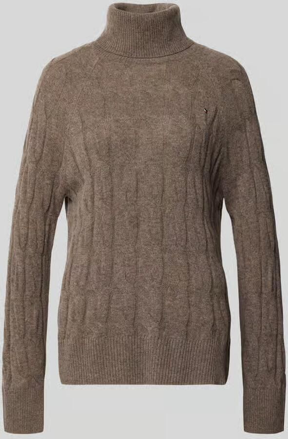 Tommy Hilfiger Trui Ww0ww46791 Soft Wool Cable Roll
