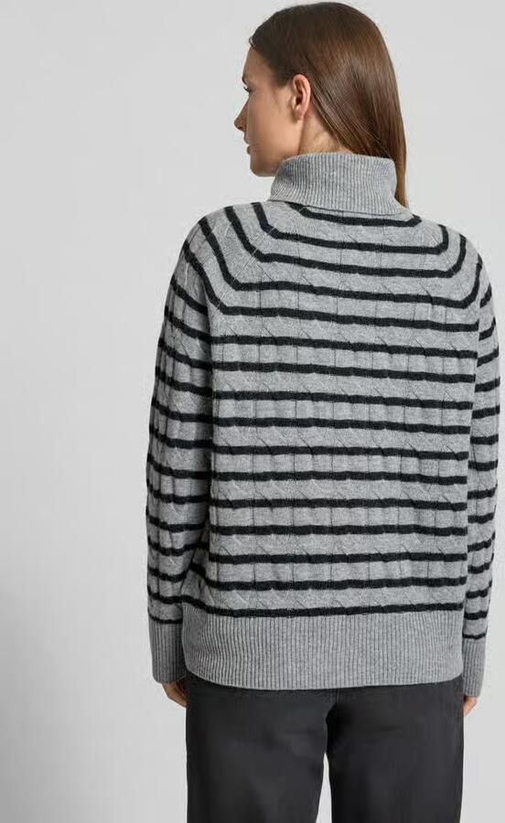 Tommy Hilfiger Relaxed fit coltrui van zuivere wol