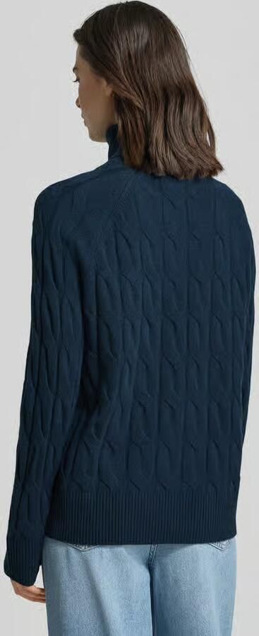 Tommy Hilfiger Coltrui SOFT WOOL CABLE ROLL-NK LS SWT met kabelpatroon van zuivere wol - Foto 5