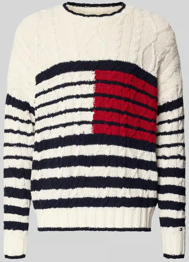 Tommy Hilfiger Relaxed fit gebreide pullover van puur katoen - Foto 2