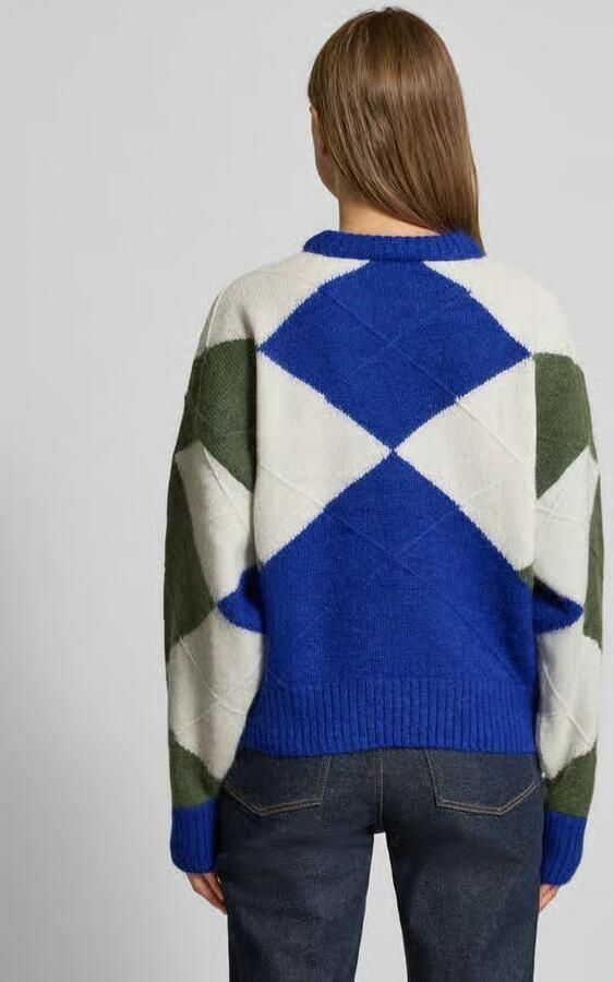 Tommy Hilfiger Gebreide trui ALPACA BLEND ARGYLE C-NK LS SWT - Foto 11