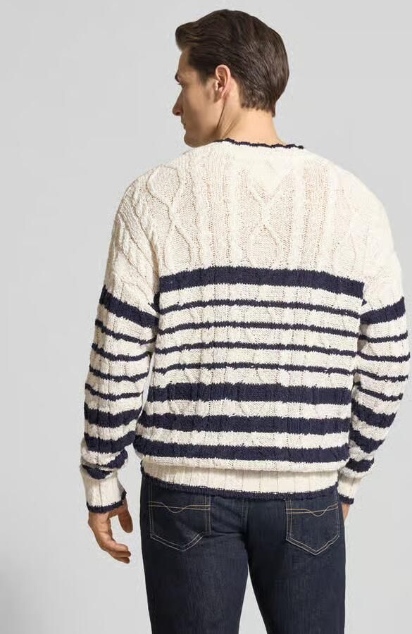 Tommy Hilfiger Relaxed fit gebreide pullover van puur katoen - Foto 2