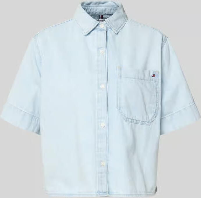 Tommy Hilfiger Relaxed fit jeansblouse van puur katoen - Foto 2