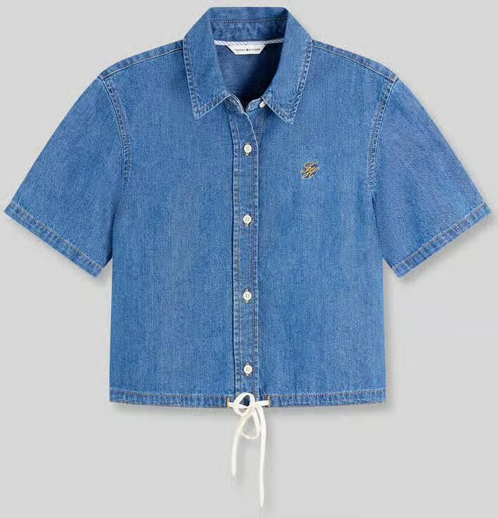 Tommy Hilfiger Relaxed fit jeansblouse van puur katoen - Foto 2