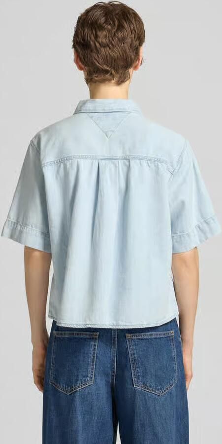 Tommy Hilfiger Relaxed fit jeansblouse van puur katoen - Foto 3