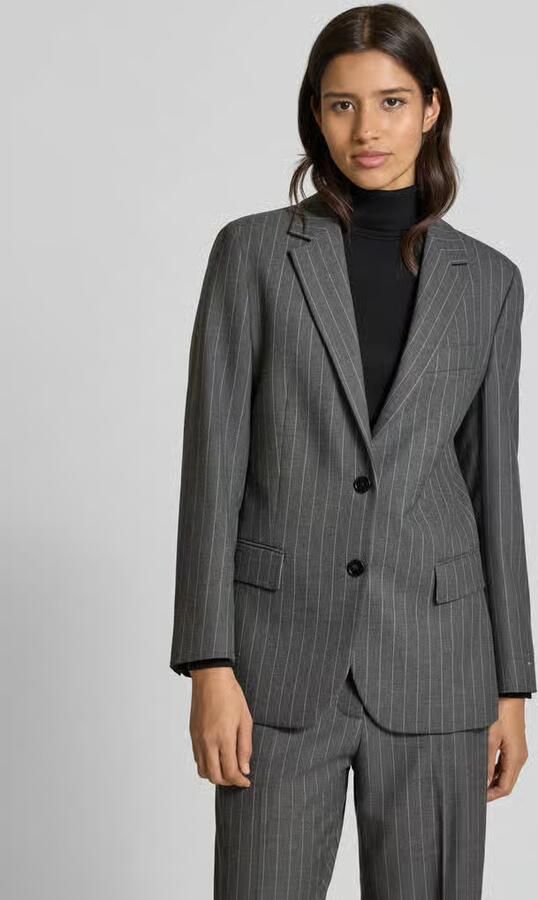 Tommy Hilfiger Relaxed fit korte blazer met viscose - Foto 2