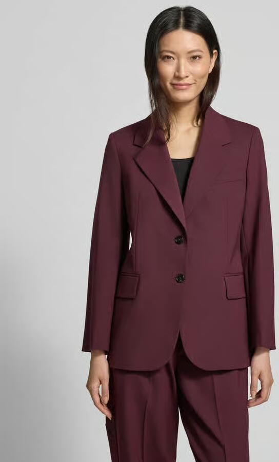 Tommy Hilfiger Relaxed fit korte blazer van wolmix - Foto 2