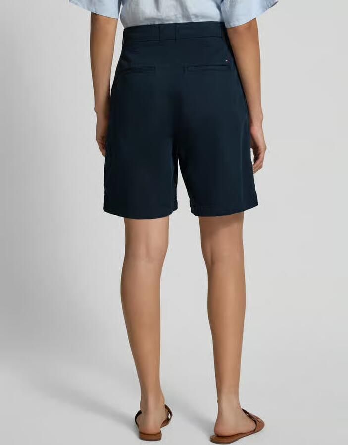 Tommy Hilfiger Relaxed fit korte chino van katoenmix