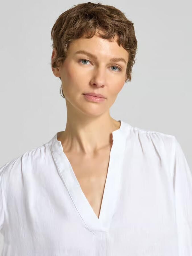 Tommy Hilfiger relaxed fit linnen blouse van puur linnen