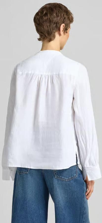 Tommy Hilfiger relaxed fit linnen blouse van puur linnen