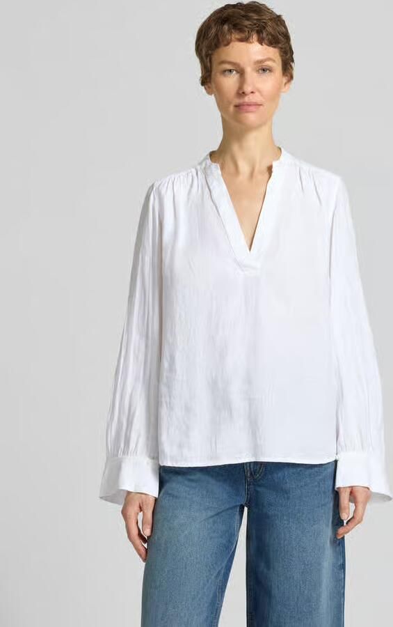 Tommy Hilfiger relaxed fit linnen blouse van puur linnen - Foto 4
