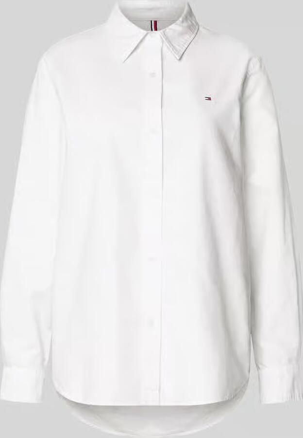 Tommy Hilfiger Overhemdblouse OXFORD RELAXED FIT SHIRT met blousekraag en borduursel - Foto 3
