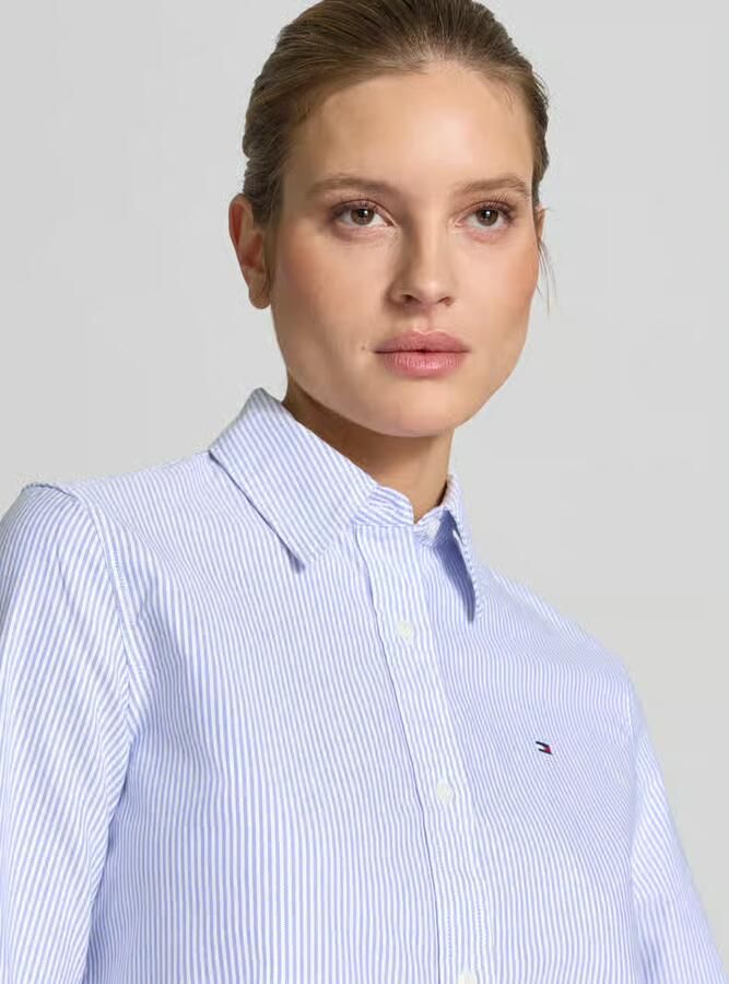 Tommy Hilfiger Overhemdblouse OXFORD RELAXED FIT SHIRT met blousekraag en borduursel - Foto 6