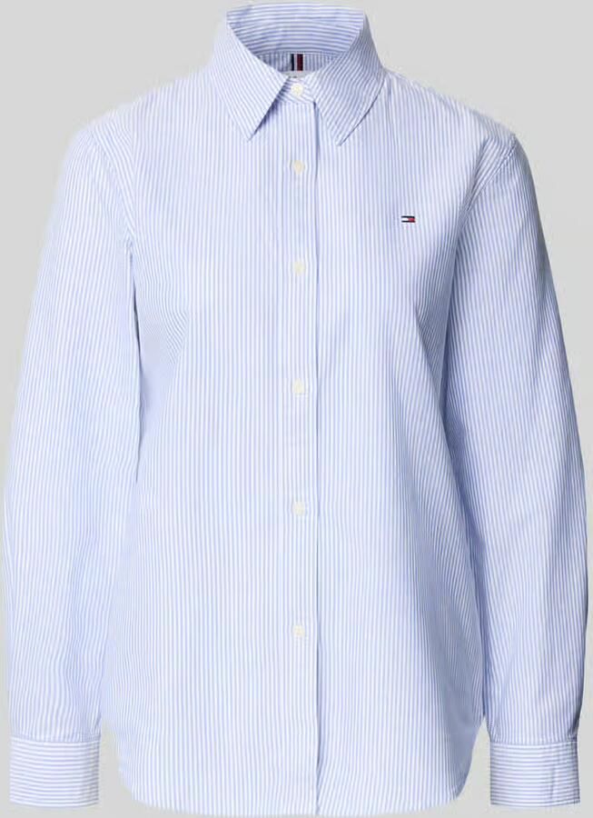 Tommy Hilfiger Overhemdblouse OXFORD RELAXED FIT SHIRT met blousekraag en borduursel - Foto 7