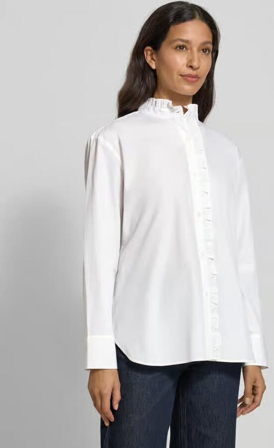 Tommy Hilfiger Relaxed fit overhemdblouse van puur katoen - Foto 7