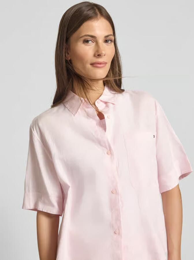Tommy Hilfiger Relaxed fit overhemdblouse van puur linnen - Foto 2