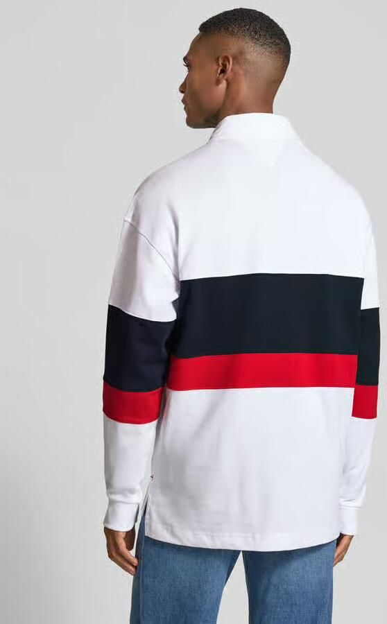 Tommy Hilfiger Relaxed fit poloshirt van puur katoen model 'CREST RUGBY'