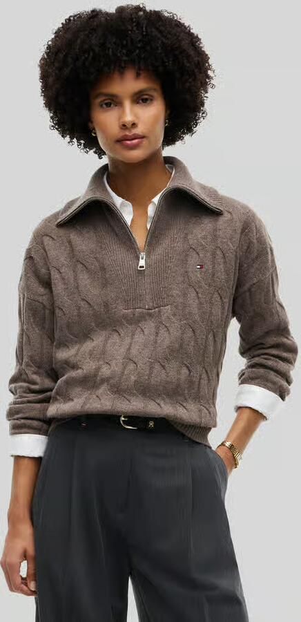 Tommy Hilfiger relaxed fit schipperstrui van pure wol - Foto 3