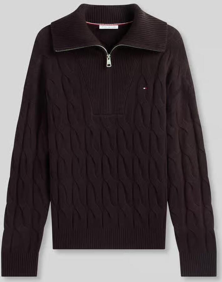 Tommy Hilfiger relaxed fit schipperstrui van pure wol
