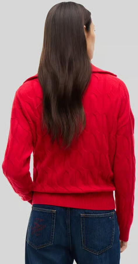 Tommy Hilfiger relaxed fit schipperstrui van pure wol - Foto 3