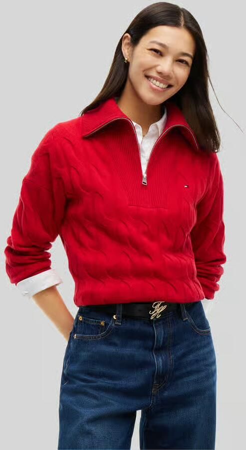 Tommy Hilfiger relaxed fit schipperstrui van pure wol - Foto 2
