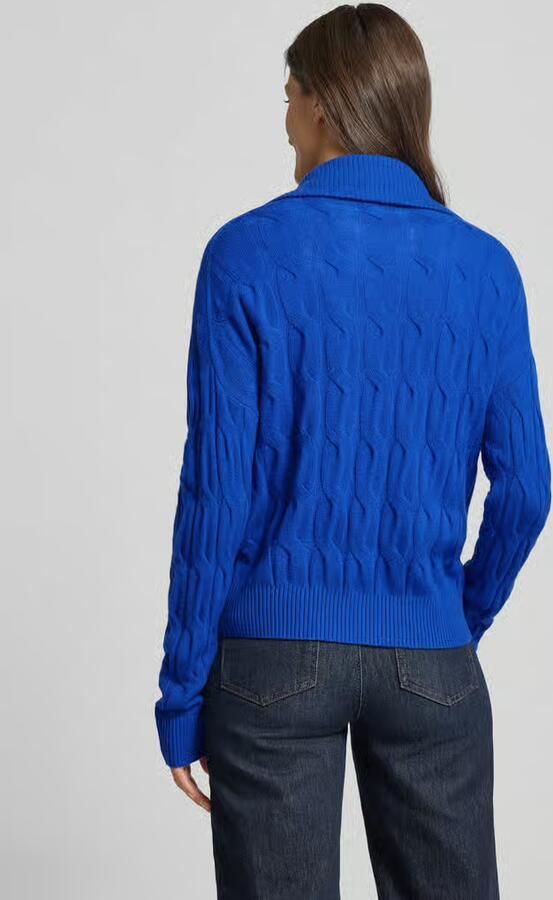 Tommy Hilfiger Schipperstrui SOFT WOOL CABLE 1 2 ZIP LS SWT met kabelpatroon van zuivere wol - Foto 6