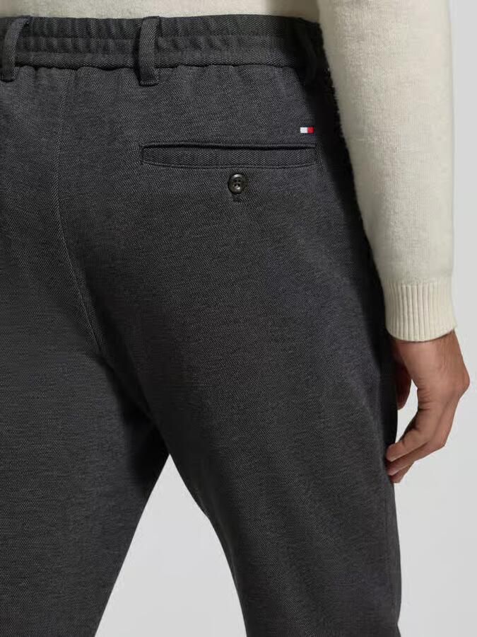 Tommy Hilfiger Relaxed fit smalle broek van puur katoen model 'HARLEM' - Foto 2