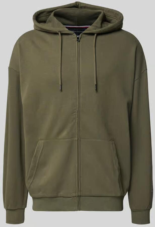 Tommy Hilfiger Relaxed fit sweatjack van katoenmix