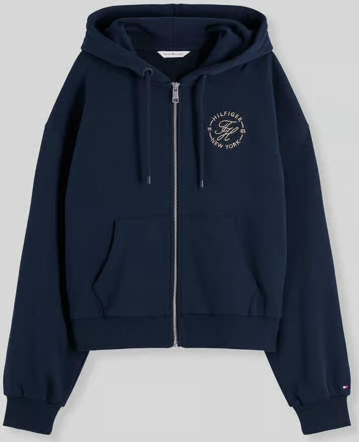 Tommy Hilfiger relaxed fit sweatjack van puur katoen - Foto 2