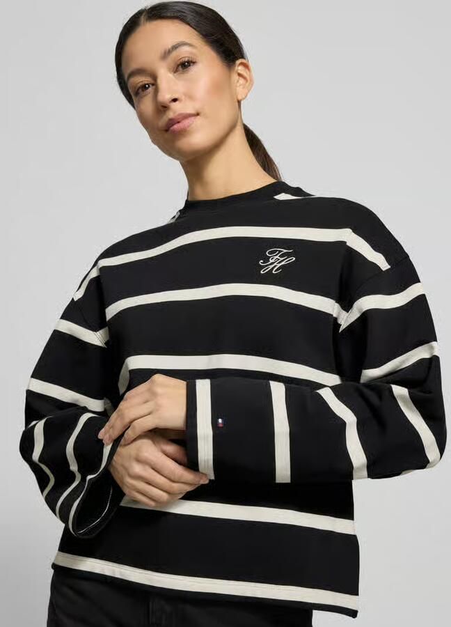 Tommy Hilfiger Relaxed fit sweatshirt van katoenmix - Foto 2