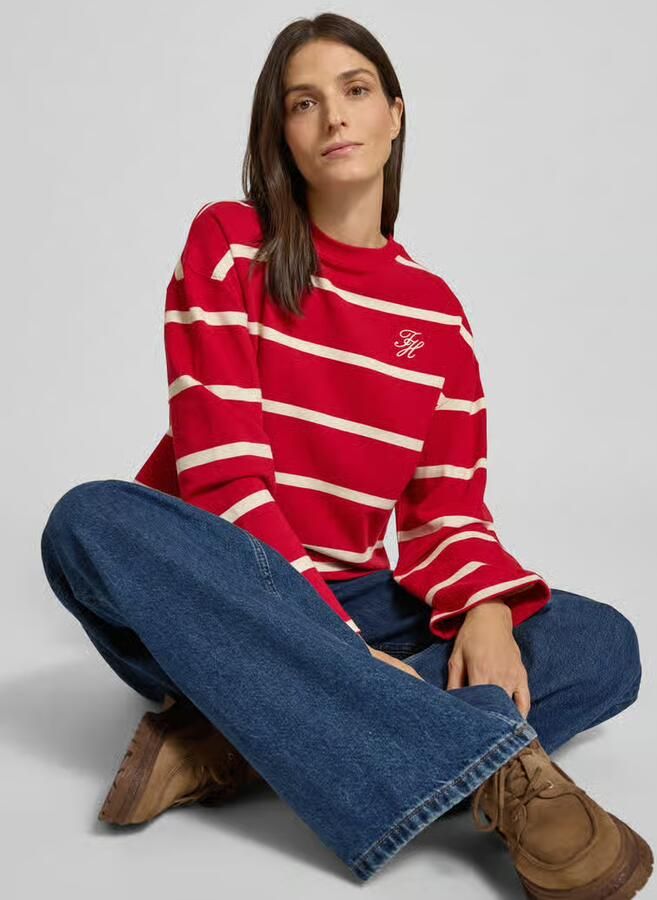 Tommy Hilfiger Relaxed fit sweatshirt van katoenmix - Foto 2