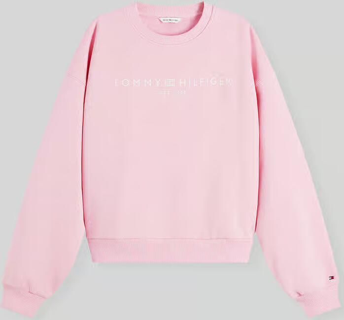 Tommy Hilfiger relaxed fit sweatshirt van katoenmix - Foto 5