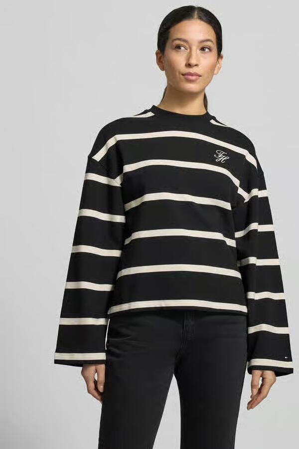 Tommy Hilfiger Relaxed fit sweatshirt van katoenmix - Foto 4