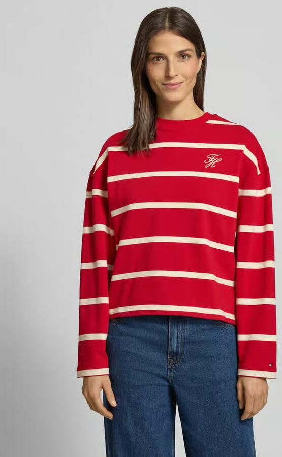 Tommy Hilfiger Relaxed fit sweatshirt van katoenmix - Foto 6
