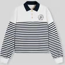 Tommy Hilfiger relaxed fit sweatshirt van puur katoen met knopen