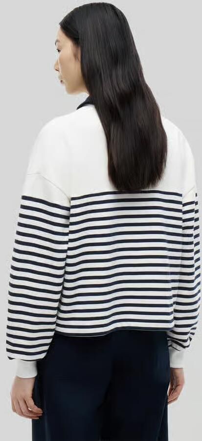 Tommy Hilfiger relaxed fit sweatshirt van puur katoen met knopen - Foto 3