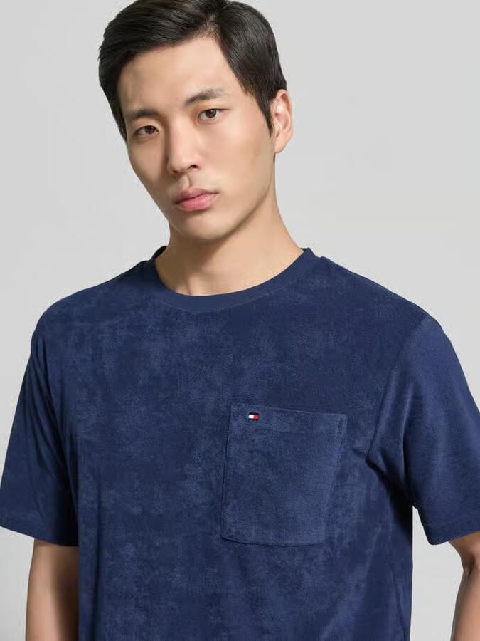 Tommy Hilfiger relaxed fit T-shirt van mix van katoen model 'TOWELLING T-SHIRT'