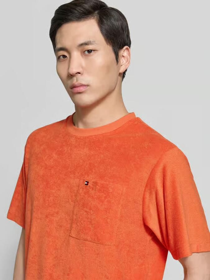 Tommy Hilfiger relaxed fit T-shirt van mix van katoen model 'TOWELLING T-SHIRT'