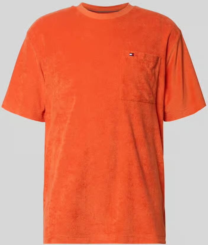 Tommy Hilfiger relaxed fit T-shirt van mix van katoen model 'TOWELLING T-SHIRT' - Foto 2