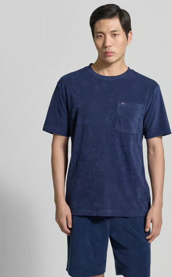 Tommy Hilfiger relaxed fit T-shirt van mix van katoen model 'TOWELLING T-SHIRT' - Foto 2