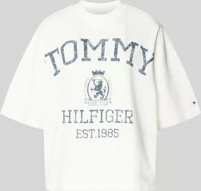 Tommy Hilfiger relaxed fit T-shirt van puur katoen - Foto 2