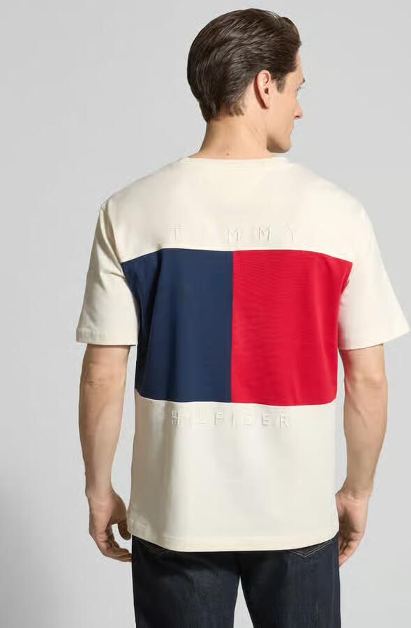 Tommy Hilfiger Relaxed fit T-shirt van puur katoen - Foto 2