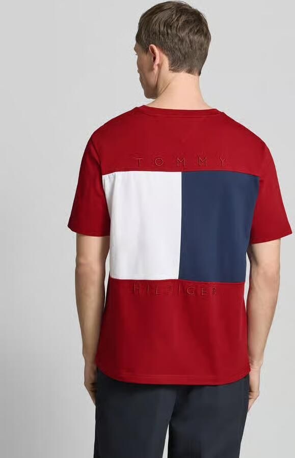 Tommy Hilfiger Relaxed fit T-shirt van puur katoen - Foto 2
